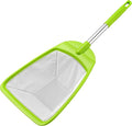 Sepetrel Pool Skimmer Net-Total Length 24 inches, Leaf Rake Nets with Aluminum Pole for Fast Cleaning Swimming Pools,Ponds, Hot Tub, and Spas, Pool Cleaner Supplies and Accessories