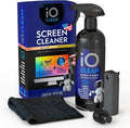 Screen Cleaner Spray (16oz + mini Cleaner) – Best Large Cleaning Kit for | LCD LED OLED TV, Smartphone, iPad, Laptop, Touchscreen, Computer Monitor, Electronic Devices, Microfiber Cloth and 2 Nozzles