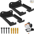 2Pcs Garage Organizer Trimmer Rack,Garden Power Tool Hanger Weed Whackers Holder Wall Mounted for Grass Trimmer, Hedge Trimmer, Garage Trimmer,Garage Organization Storage Shed Organizer