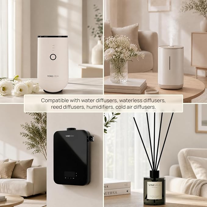 VINEVIDA (16oz) Hotel Fragrance Collection Diffuser Oil - Hotel Scents Diffusers for Home - Cold Air Diffuser Oil - Hotel Scent Essential Oil - Scent No.1013 Inspired by The Delano Hotel