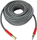 SCITOO 3/8" Pressure Washer Hose 100ft 6000psi 2-Braid Grey Hot Water Pressure Washer Hose