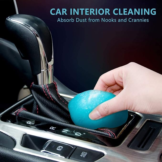 TICARVE Car Cleaning Gel for Car Keyboard Electronics Home Office 100g Bag | Car Interior Cleaning Putty Universal, Keyboard Dust Slime, Auto Detailing Tools, Dust Cleaning Mud Goo, Car Dust Cleaner Gel