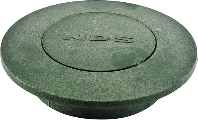 NDS 322G* Pop-Up Drainage Emitter with Elbow, fits 3-Inch Sewer and Drain Pipe, Works with Drainage Systems Including Catch Basins and Channel Drains, Green