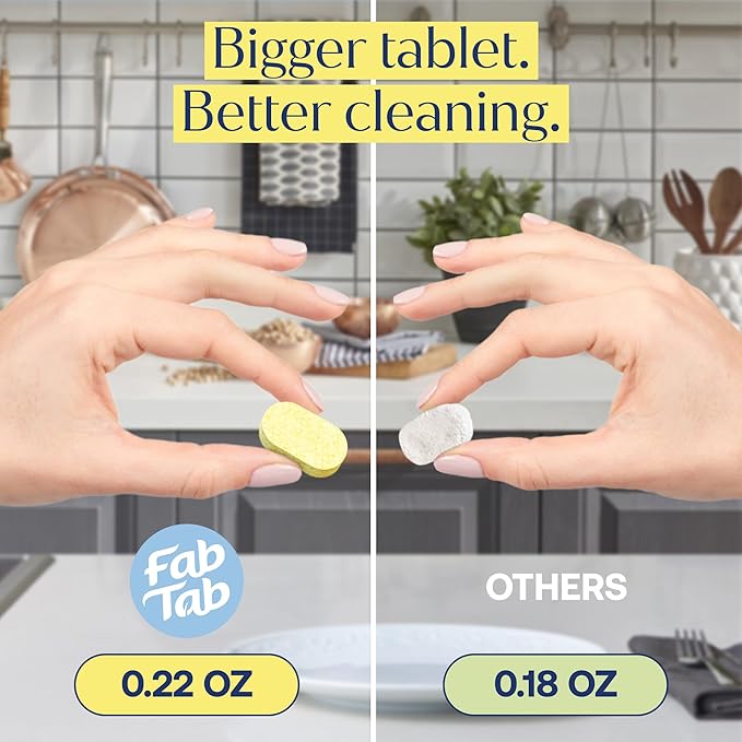 Fab Tab Sustainable Cleaning - All Purpose Refill Spray Tablets - Multi-surface Cleaning Spray Refill - Plant-based - Multi Purpose Cleaner Refill Tablet 12 Count - (Bottle Not Included)
