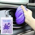 PULIDIKI Car Cleaning Gel Clean Putty, Universal Car Interior Cleaner Slime | Perfect Cleaning Kit Supplies, Auto Detailing Tools Accessories, Dust Remover Gifts for Men Women Purple (70g)