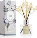 Reed Diffuser Set,1.69 fl oz (50 ml) - Clean Linen Oil Diffusers with 8 Reed Sticks,Home Fragrance Reed Diffuser for Bathroom Shelf Decor