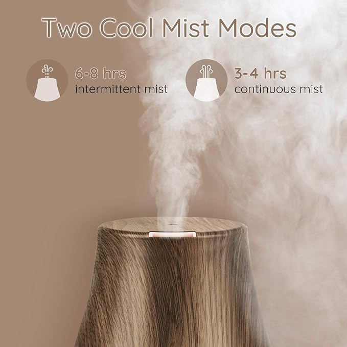 Homeweeks Essential Oil Diffuser for Room 100 ML 1 Pack | Aromatherapy Scent Diffuser Adjustable Mist Mode, Cool Mist, Auto Off Ultrasonic Aroma Fragrance Diffuser for Bedroom Office