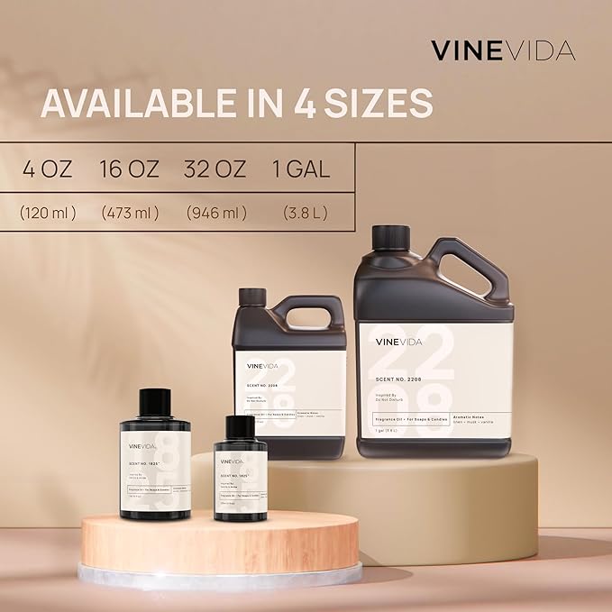 VINEVIDA Scent NO. 1026 Fragrance Oil for Cold Air Diffusers - 16oz (1lb) - Inspired by: Monte Carlo Las Vegas Hotel Fragrance Diffuser Oil - Hotel Scents for Home - Diffuser Oil