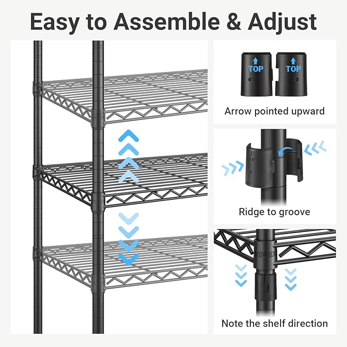 VIPEK V5C Covered Clothes Rack Heavy Duty Portable Closet Wardrobe, Freestanding Black Metal Clothing Rack with Grey Oxford Fabric Cover, Adjustable Custom Closet Rack, 57.9" Lx17.3 Wx76.4 H (Medium)