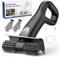 Cordless Electric Grill Brush, BBQ Grill Cleaner with 800RPM High-Speed Motor, 25kgf High Torque, 3500mAh Rechargeable Battery, 180-Min Runtime, 2 Replaceable Brush Heads, LED Light & Scraper