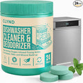 Dishwasher Cleaner and Deodorizer Tablets - 24 Pack Deep Clean Dishwasher Cleaning Tablets, Heavy Duty Streak-free Shine Dish Washer Cleaner, Natural Descaler and Odor Eliminator 12 Month Supply