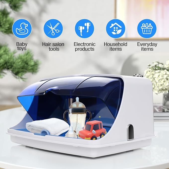 UV Sanitizer Box, LED Sanitizer for Phones & Salon Beauty Tools | UL Certification and CE authentication/Safety Sanitizer/245nm UV sanitizer lamp/ Use Widely/simplicity of operator