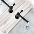 24 Inch Stone Faucet Mat for Kitchen Sink,Kitchen Sink Splash Guard-Water Absorbing Stone Tray for Sink,Super Absorbent, Diatomite Protector with Drainage for Kitchen Bathroom Counter(White）