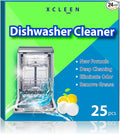 Xcleen Dishwasher Cleaner and Deodorizer Tablet 25 Count, Deep Cleaning Tablet Helps Remove Limescale, Mineral Buildup and Odor, Formulated to Clean Inside all Machines