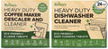 Renuv® Dishwasher Cleaner + Coffee Maker Cleaner Bundle, 12 Tablets Each | Heavy Duty Kitchen Appliance, Deep Cleaning, Descaling and Deodorizing