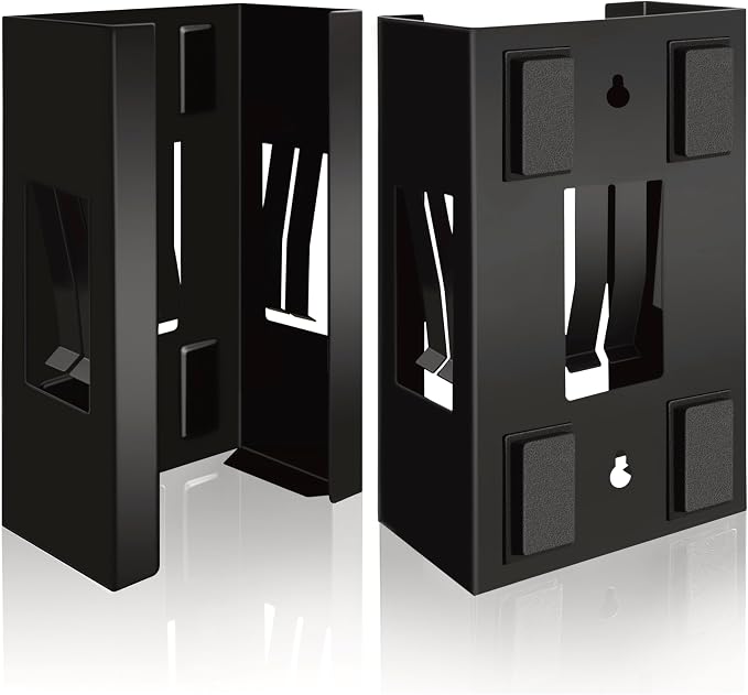 C&T 2 Piece Magnetic Glove Box Holder, Tissue Dispenser, Holds Boxes of Gloves, Towels, Wipes and Tissues,Suitable for Wall mounting, toolboxes, garages, workshops, Offices and Kitchens