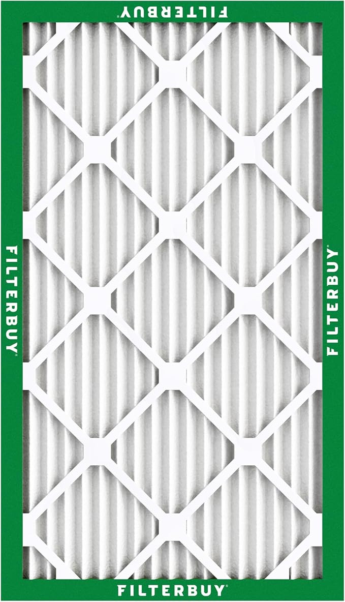 Filterbuy 14x36x1 Air Filter MERV 8 (MPR 700) Dust Defense Replacement (6-Pack), Electrostatic Pleated HVAC AC Furnace Filters, Made in USA (Actual Size: 13.50 x 35.50 x 0.75)