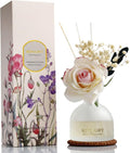 Reed Diffuser Set, 4.06 oz Scent Diffuser with 6 Sticks,Home Fragrance,Reed Diffuser for Bathroom Shelf Decor Crisp Linen