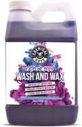 Chemical Guys Extreme Bodywash & Wax Car Wash Soap, 64 oz | Thick clinging foam in cannons, guns or buckets, carnauba adds gloss, gentle on wax and sealant, grape scent