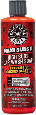 Chemical Guys, Maxi Suds II Foaming Car Wash Soap, Cherry Scent, 16 fl oz