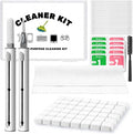 Upgraded for Airpod Cleaner Kit (81 PCS), Multi-Tool with Cleaning Pen, Putty & Swabs, Removes Earwax & Dust, Compatible with AirPods Pro 2 3, Earbud, Headphones, Phone & Charging Port, White