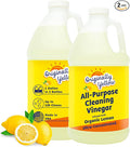 Originally Yellow Lemon Vinegar For Cleaning Purpose | USA Made All Purpose Cleaner | Use as a Floor, Glass, Kitchen, & Bathroom Cleaner | Plant Derived Vinegar 1 Gallon in 2 bottles | 128 Oz