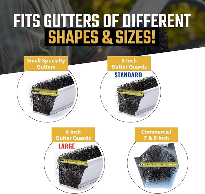 Residential Sample Pack, 3.25" 4.25" 5.25" Gutter Guard, 12" | DIY gutter guard and leaf filter blocks leaves and debris, reduces cleaning and keeps water flowing in 5 inch gutters.