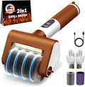 Electric Grill Brush, 2-Speed BBQ Grill Brush with LED Light/Screen Powerful Cleaning 800RPM/4000mAh/2 Brush Heads No Bristle Shedding Rechargeable Lightweight Grill Cleaner for Outdoor/Camping