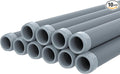 Poolvio Pool Vacuum Hose 33 Feet (10 x 40 Inch), 1.5 Inch Cuffs, Compatible with Most Inground Pool Automatic Cleaners, Gray