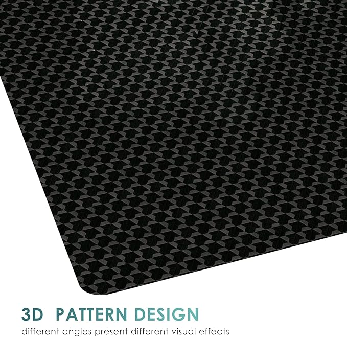 Vicwe Office Chair Mat for Carpet, 48" x 40"Anti-Slip Waterproof Floor Protector Desk Chair Mat for Rolling Chairs, Heavy Duty Chair Mat with Studs,Easy Glide Floor Mat for Home,Gaming