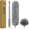 SetSail Dusters for Cleaning, 100-inch Extra-Long Cobweb Duster with Extension Pole, Bendable Microfiber Head & Cobweb Brush Washable Ceiling Fan Cleaner Duster Kit for High Ceilings, Corner