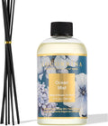 Reed Diffuser Refill Ocean Mist 17oz (500ml) with 8 Sticks - Premium Long-Lasting Scented Oil, Home Fragrance for Bedroom, Bathroom Home Decor