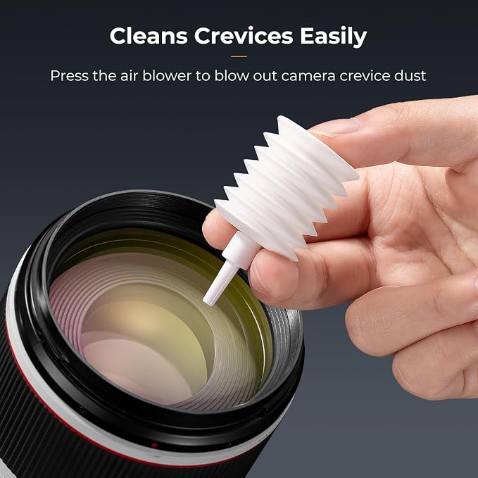 K&F CONCEPT 20-in-1 Keyboard Cleaning Kit for Phone, Camera, PC, Earphone | Suitable For Multiple Devices,Lens Pen And Blower Remove Dirt, Screen Cleaner and Pin, Disinfect, Anti-Static, Degrease,MM03