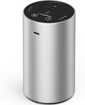 Waterless Essential Oil Diffuser, Rechargeable Car Scent Diffuser, Silver | Premium Aluminum Alloy Housing, Cordless, 3 Mist Levels, Timers, Portable Aromatherapy Diffuser for Home, Car & Office