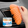 TeSabMi Car Cleaning Gel Car Cleaning Putty Car Putty Car Interior Cleaner Car Slime Car Detailing Kit Car Accessories Gifts for Men Women Stocking Stuffers Orange
