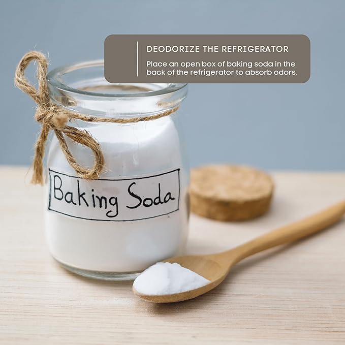 Kidu Baking Soda (5 Lbs) For Cleaning, Aluminum Free Baking Soda Bulk, Sodium Bicarbonate Cat Litter Deodorizer, Pure Baking Soda Odor Absorber For Toilet Bowl, Washing Soda For Laundry, Fridge And Freezer, Flea Powder For Carpets - 5 Pound