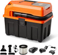 Armor All DVTB202 0902 2.5-Gal 20V Cordless Wet/Dry Vac with 2.0Ah Battery