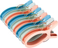 9 Pack Beach Towel Clips Beach Chairs 3 Colors Jumbo Size Towel Clamps Lounge Pool Chairs Plastic Clothes Pegs Hanging Clip Clamps Large for Home Cruise Vacation (9 Pack-3 Color)