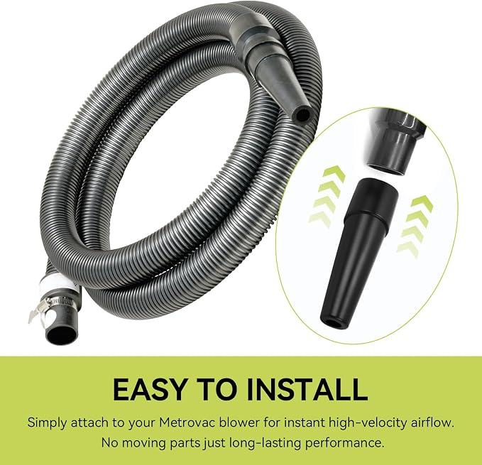 Heavy Duty Blower Nozzle MVC-195AA,Compatible With Metrovac Models B3 & MB | Powerful Dust And Debris Blaster Vacuum Cleaner Nozzle,Useful for Drying Cars,Motorcycles Or Other Surfaces After Washing