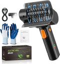 Electric Grill Brush with Dual Safety Lock, Ideal Gift for Men Dad Husband | Professional BBQ Cleaner with Submersible 304 SS Head, Splash-Proof Scrubber for Outdoor Grill (Orange Button)
