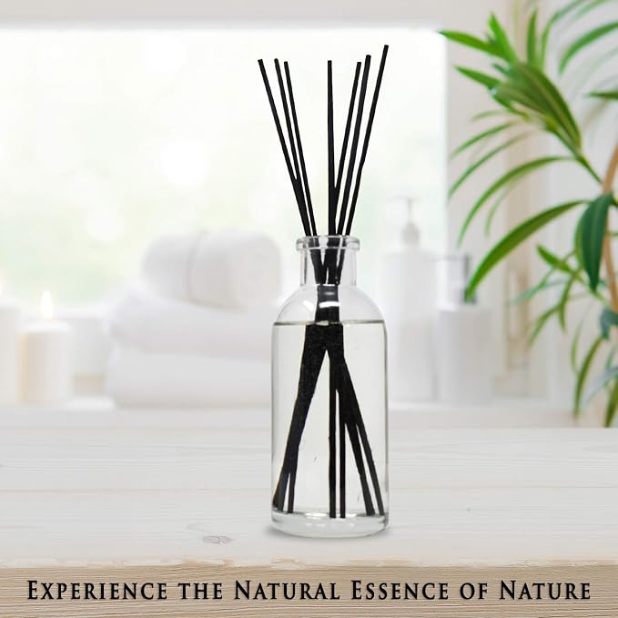 Reed Diffuser Set, Grapefruit - Bathroom Shelf Décor | Bergamot Essential Oils & Tart Greens, Made in the USA