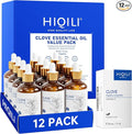 HIQILI Clove Essential Oil Set, Bulk Pack for Business, Oral Care, Diffuser | Ultimate bulk supply for businesses and heavy users, perfect for consistent, high-volume use - 30mL / 1.01 fl oz (12 pack)