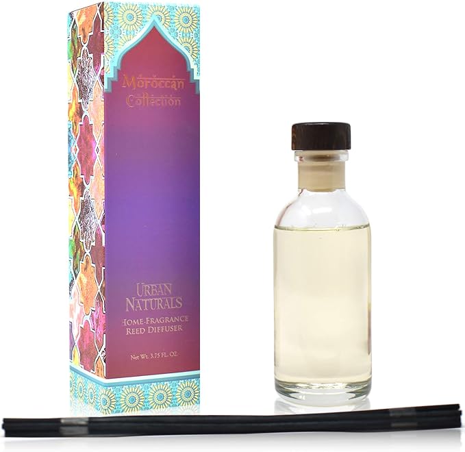Reed Diffuser Set, Moroccan Amber - Bathroom Shelf Décor