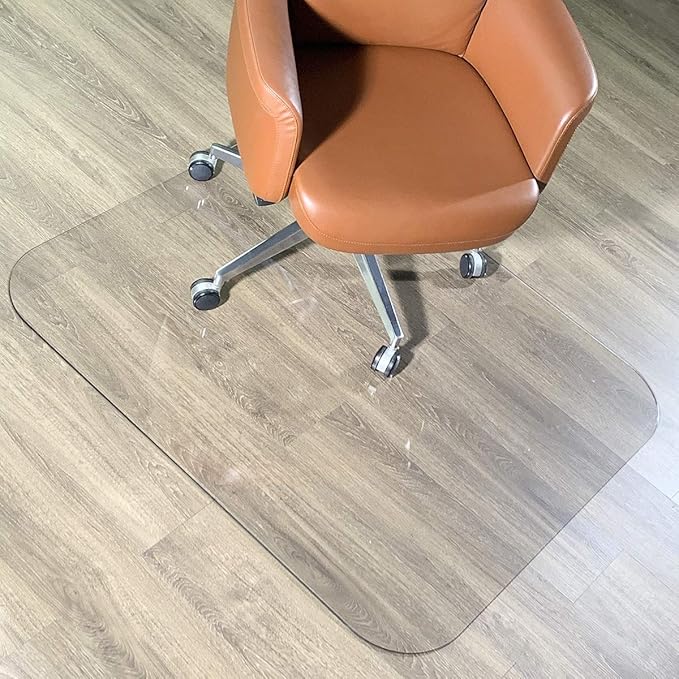 3Pack Crystal Clear 1/5" Thick 47" x 35" Heavy Duty Hard Chair Mat, Can be Used on Carpet or Hard Floor