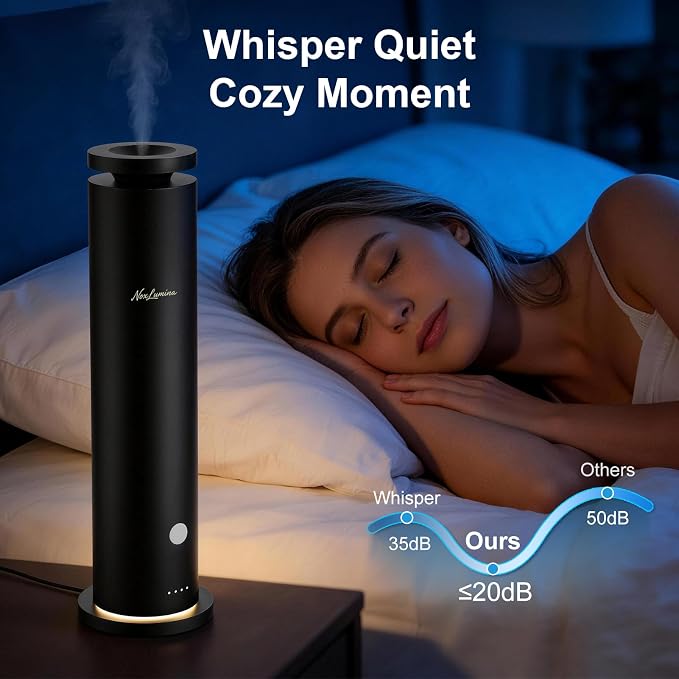 Waterless Diffuser Pro with 5 Scent Oils, Luxury Hotel-Class Essential Oil Diffuser Aromatherapy Machine with 1500 Sq Ft Cover, 6 Mist, 4.06Oz Diffusers for Home Large Room Hotel SPA - Black