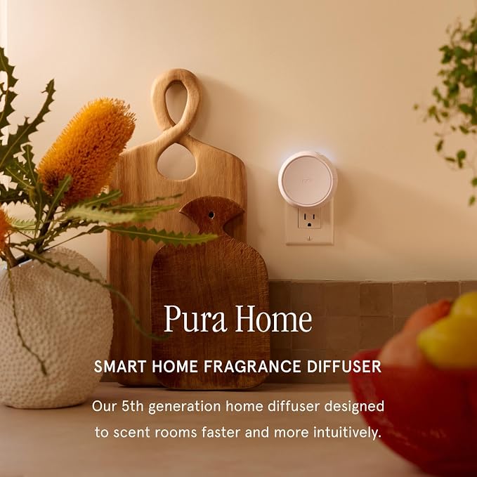 Pura Smart Home Scent Refill - Long-Lasting Premium Fragrance per Refill - Clean Diffuser Fragrance for Home, Office & Apartment - 2 Pack, Cinnamon Woods