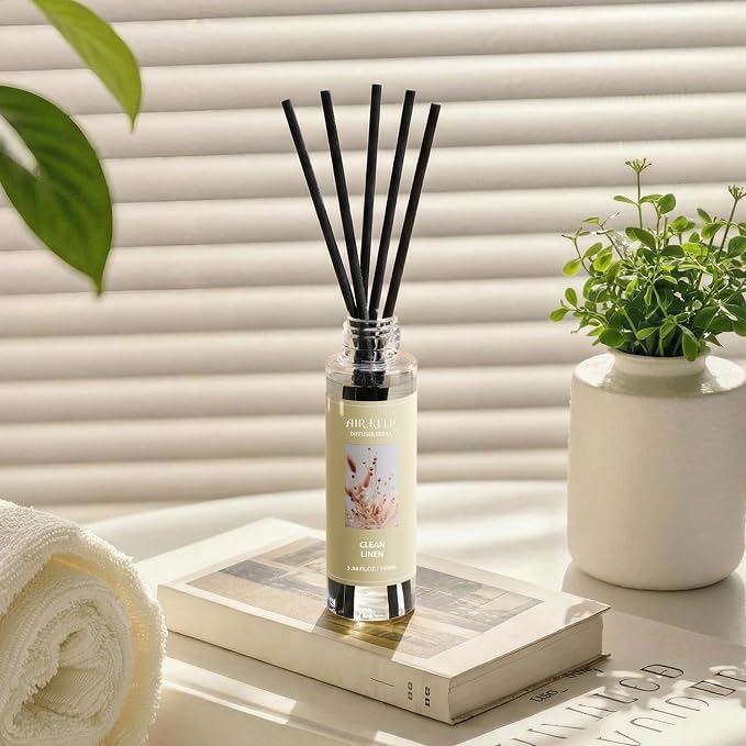 Reed Diffuser Oil Refill/Clean Linen/3.38 oz/1 Pack/Air Freshener & Aromatherapy Essential Oil Blend for Home Fragrance – Scented Refill Oil for Bathroom, Bedroom & Home Decor