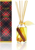 Reed Diffuser Set - Spiced Pomander Scented Diffuser with Sticks | Holiday Home Fragrance Reed Diffuser for Bedroom, Bathroom Shelf Décor, with Real Botanicals in the Bottle - Made in the USA