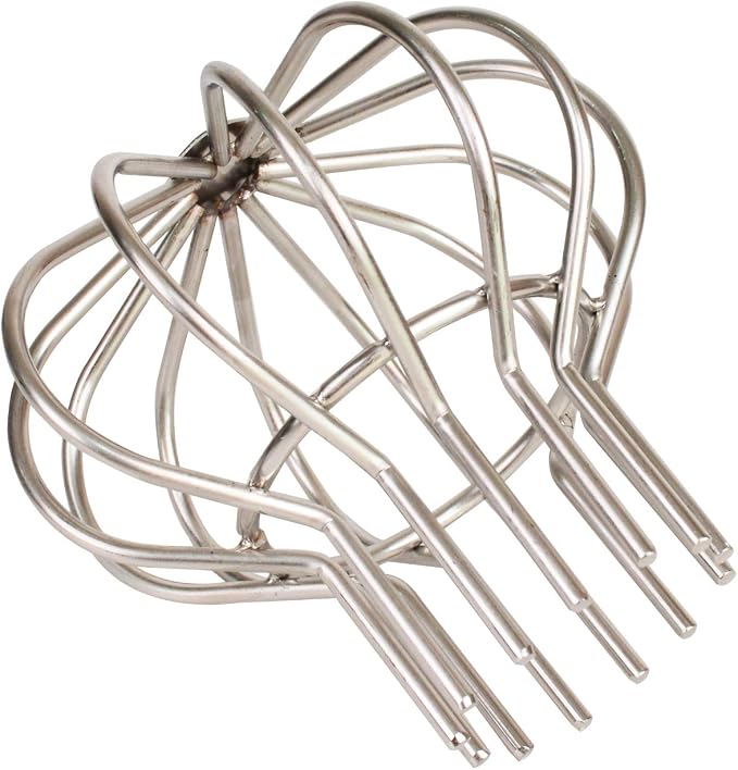 304 Stainless Steel Drain Outdoor Roof Anti-Blocking Line Cap Round Floor Net Cover Drainage Floor Line Leak Gutter Cleaning Tool (3 inch)
