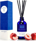 Xcleen Reed Diffuser Set, Velvet Peach Scent Fragrance Oil Diffuser, Reed Diffusers for Home, Bathroom Air Fresheners & Decor
